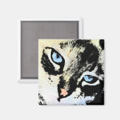 Magnets de chats en encre (Recto/Verso)