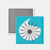 Magnets de cuisine moderne du milieu du siècle (Recto/Verso)