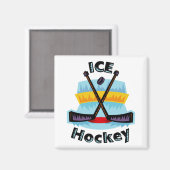 Magnets de hockey sur glace (Recto/Verso)
