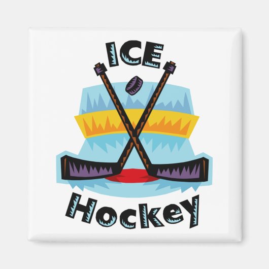 Magnets de hockey sur glace (Devant)