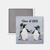 Magnets de la Graduation des pingouins (Recto/Verso)
