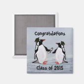 Magnets de la Graduation des pingouins (Recto/Verso)