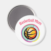 Magnets de la maman du basket-ball (Recto/Verso)