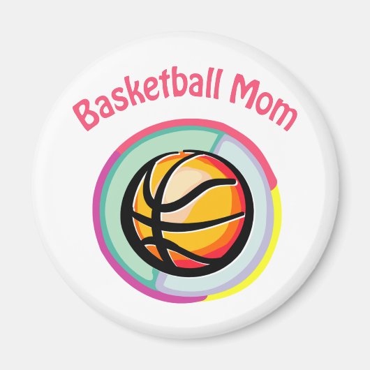 Magnets de la maman du basket-ball (Devant)