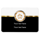 Magnets de l'agent immobilier classique (Horizontal)