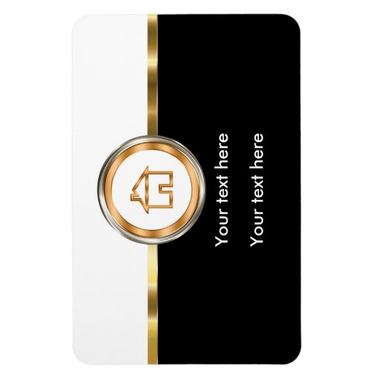 Magnets de l'agent immobilier classique (Vertical)