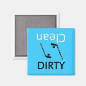 Magnets de lave-vaisselle de hockey sale (Recto/Verso)