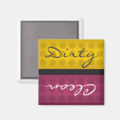 Magnets de lave-vaisselle Gold et Magenta Clean (Recto/Verso)