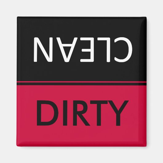 Magnets de lave-vaisselle sale (Devant)