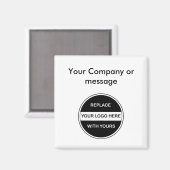 Magnets de logo Business Blank (Recto/Verso)