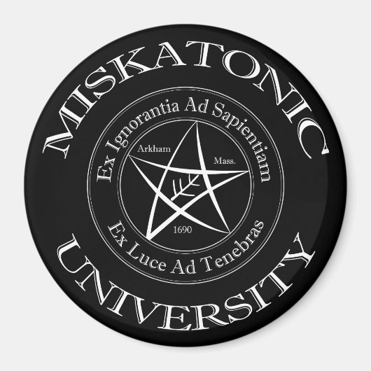 Magnets de l'Université Miskatonic (Devant)