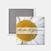 Magnets de Mariage de marguerite ou Personnaliser  (Recto/Verso)