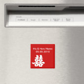 Magnets de Mariage double bonheur (In Situ (Lave-vaisselle))