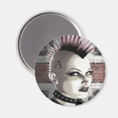 Magnets de mode Retro British Punk (Recto/Verso)