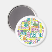 Magnets de mots positifs (Recto/Verso)