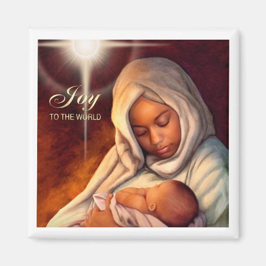 Magnets de Noël afro-américains de Madonna (Devant)