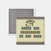 Magnets de protection des yeux de la Horus (Recto/Verso)
