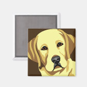 Magnets de recherche de laboratoire jaune (Recto/Verso)