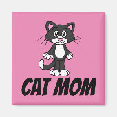 MAGNETS DE RÉFRIGÉRATEUR CAT MOM (Devant)