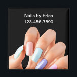 Magnets de réfrigérateur Cool Nail Tech<br><div class="desc">Remettez ces magnets de réfrigérateur de manucure de technicien de ongles pratiques et pratiques qui gardent vos coordonnées à la portée de vos clients. Disponible en petites ou grandes quantités pour promouvoir votre entreprise.</div>