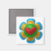 Magnets de serrure FLEURS SENS, Réfrigérateur (Recto/Verso)