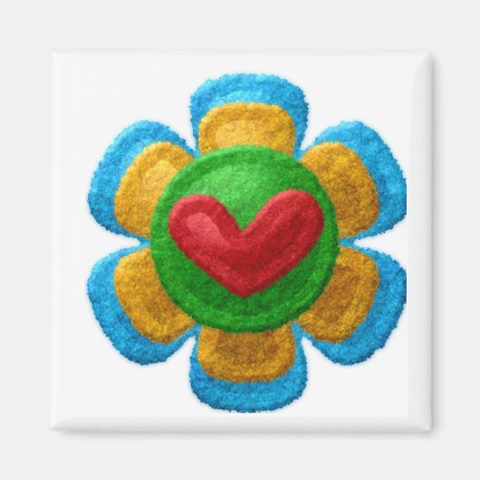 Magnets de serrure FLEURS SENS, Réfrigérateur (Devant)