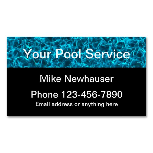 Magnets de service de piscine (devant)