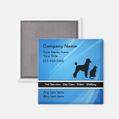 Magnets de service pour animaux (Recto/Verso)