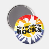 Magnets de tennis ronds - avec design de balle de (Recto/Verso)