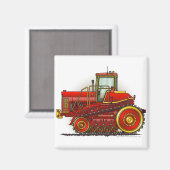 Magnets de tracteur Red Big Dozer (Recto/Verso)