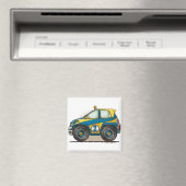 Magnets de voiture de rallye bleu (In Situ (Lave-vaisselle))