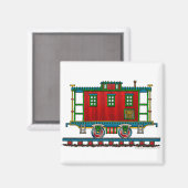 Magnets de voitures Caboose (Recto/Verso)