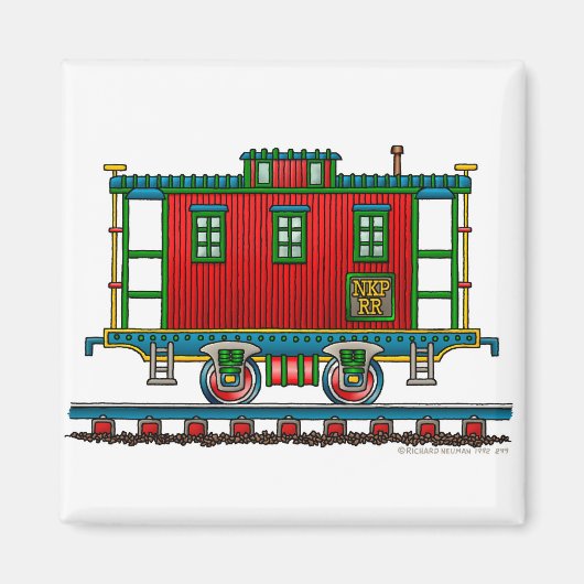 Magnets de voitures Caboose (Devant)