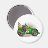 Magnets de voitures Green Indy Race (Recto/Verso)