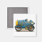Magnets de voitures Vintage bleu (Recto/Verso)