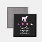 Magnets d'entreprise de soins pour animaux (Recto/Verso)