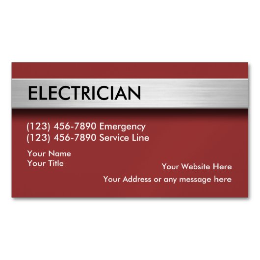 Magnets d'entreprise simple (devant)