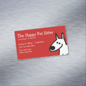 Magnets d'entreprise Simple Pet Sitter Design (In Situ)