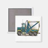 Magnets d'épave de camion Blue Tow (Recto/Verso)