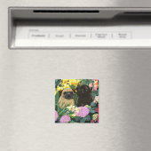 Magnets des Carlins de printemps précieux (In Situ (Lave-vaisselle))