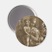 Magnets des Vierges, des Enfants et des Saints (Recto/Verso)