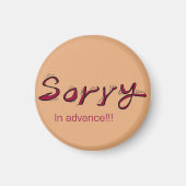 magnets désolés (Devant)