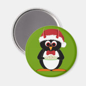 Magnets d'étouffement de pingouin mal (Recto/Verso)