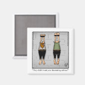 Magnets d'Humour de concepteur d'intérieur amusant (Recto/Verso)