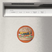 Magnets d'illustration Hamburger (In Situ (Lave-vaisselle))