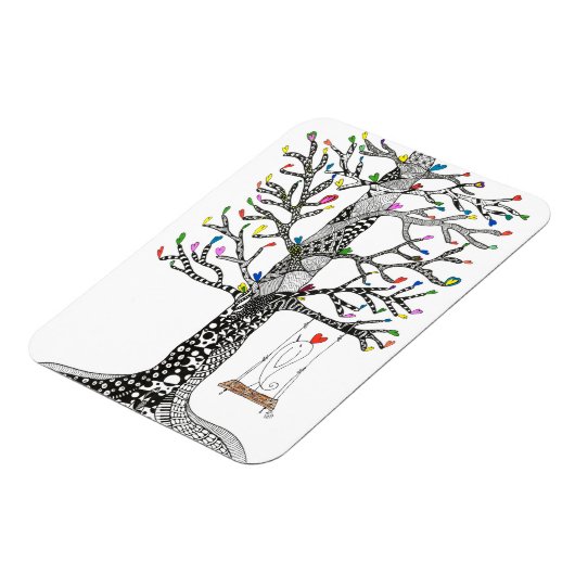 Magnets d'oiseaux 3"x4" (Côté Gauche)