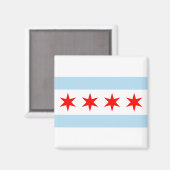 Magnets du drapeau de Chicago (Recto/Verso)