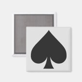 Magnets du lecteur de carte - Spade (Recto/Verso)
