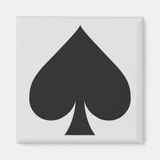Magnets du lecteur de carte - Spade (Devant)