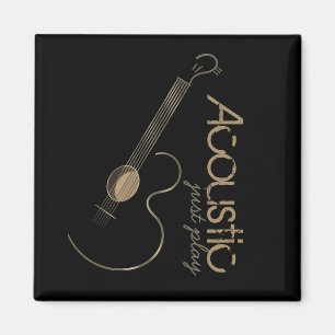 Magnets du logo de guitare acoustique